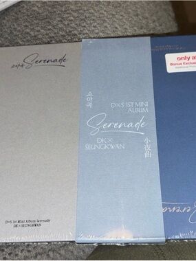 Serenade 1st Mini Album CD - Light Blue and Gray